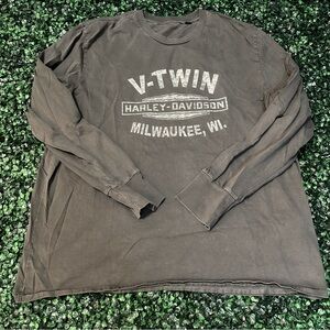 Harley-Davidson Gray Long Sleeve Tee